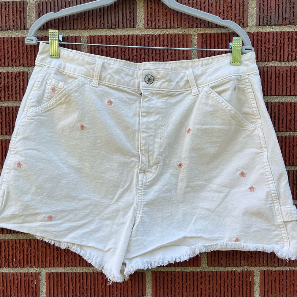 American‎ Eagle women highest rise 90s boyfriend  shorts size L - Picture 2 of 7